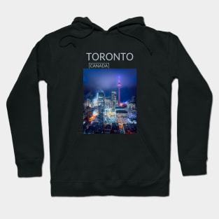 Night Toronto Ontario Canada Lights Gift for Canadian Canada Day Present Souvenir T-shirt Hoodie Apparel Mug Notebook Tote Pillow Sticker Magnet Hoodie